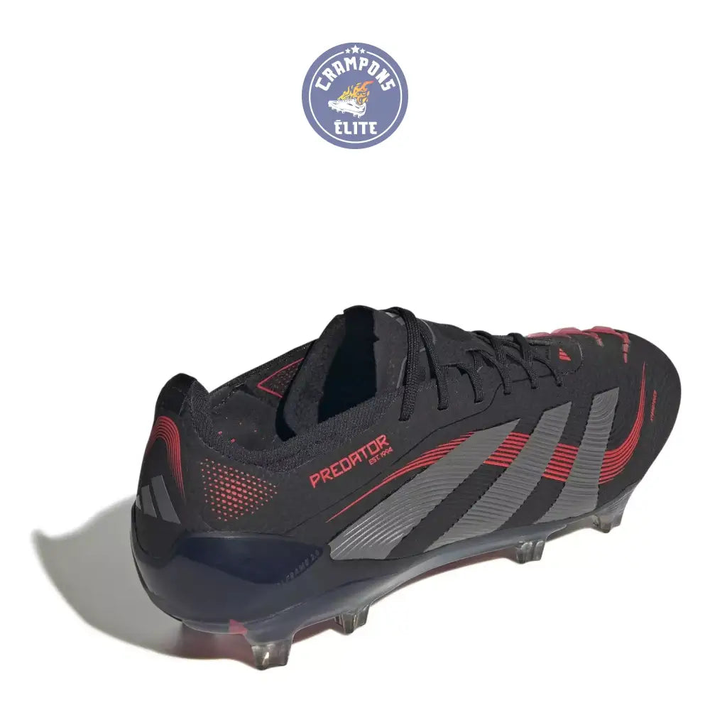 Image of Predator 25.1 Elite FG Stealth Victory - Noir/Gris/Lucid Red