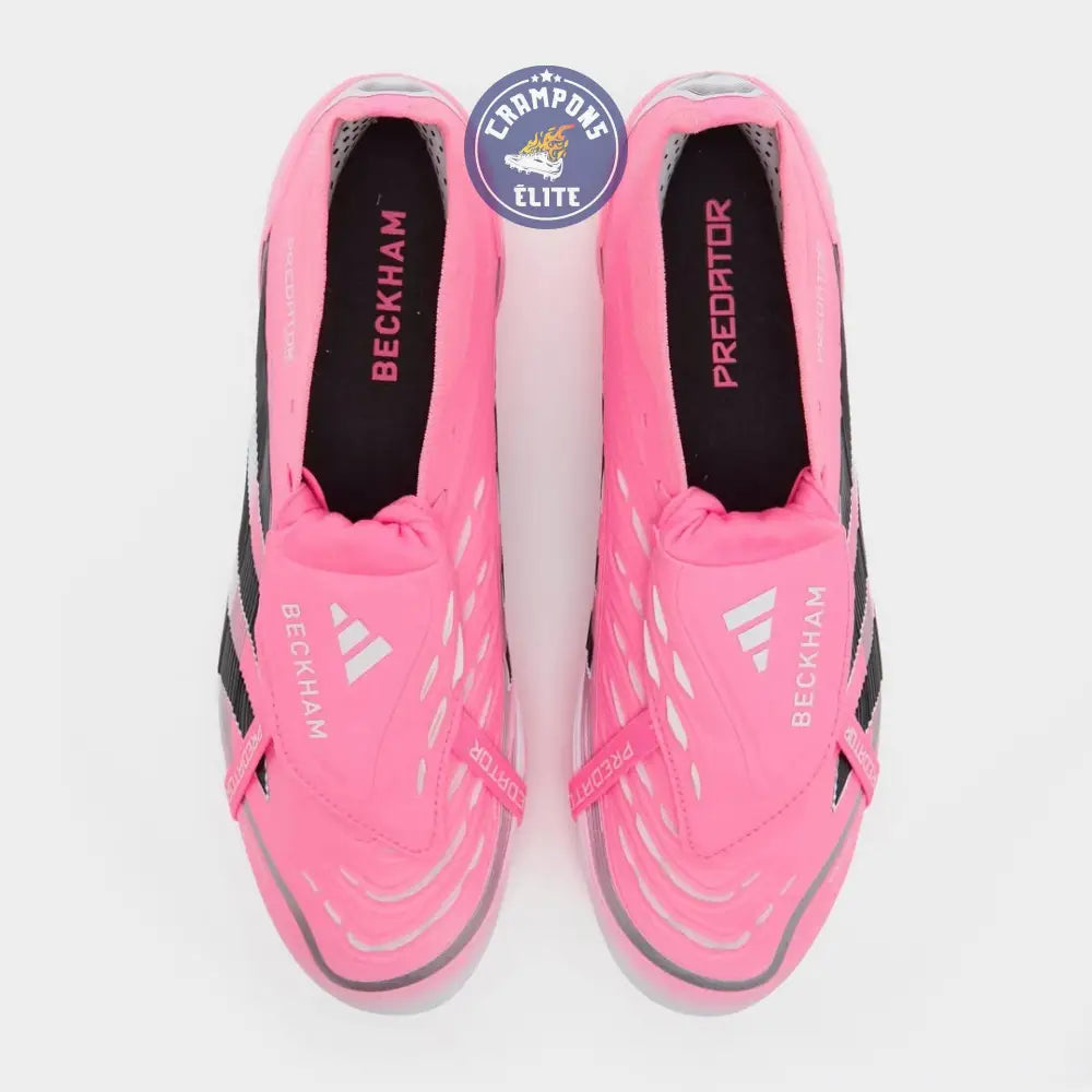 Predator 25 Elite Fold-over Tongue FG Beckham - Rose/Bleu/Noir/Argent