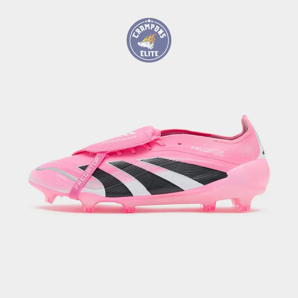 Predator 25 Elite Fold-over Tongue FG Beckham - Rose/Bleu/Noir/Argent