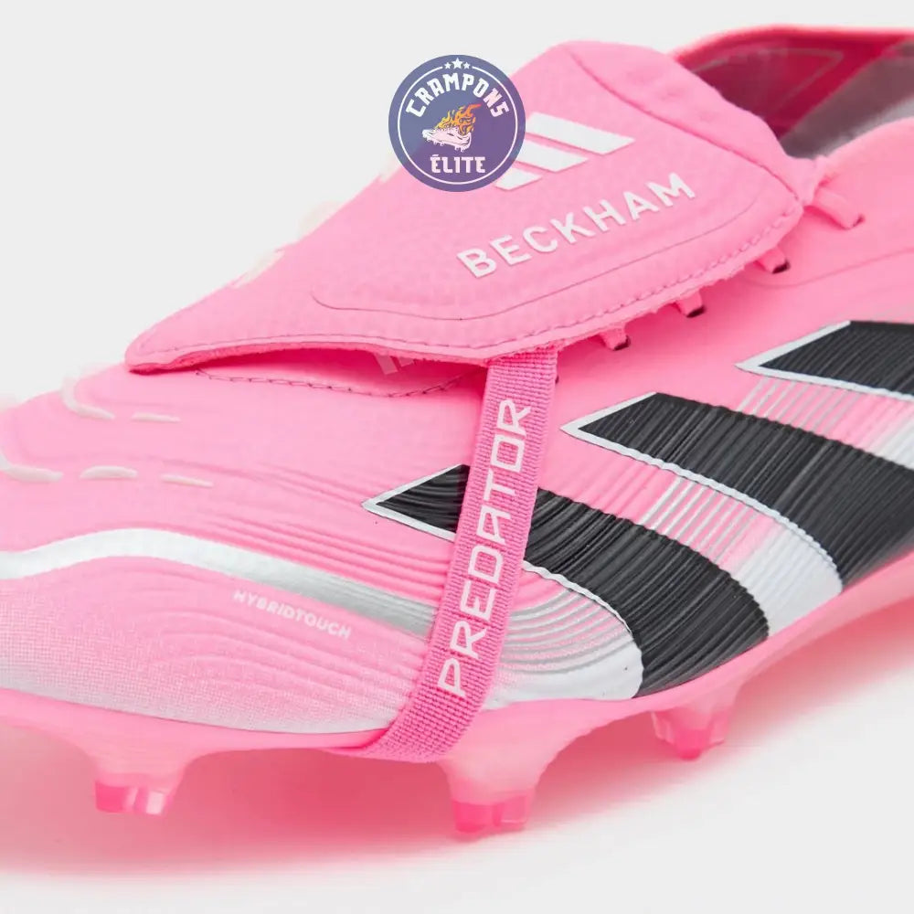 Predator 25 Elite Fold-over Tongue FG Beckham - Rose/Bleu/Noir/Argent