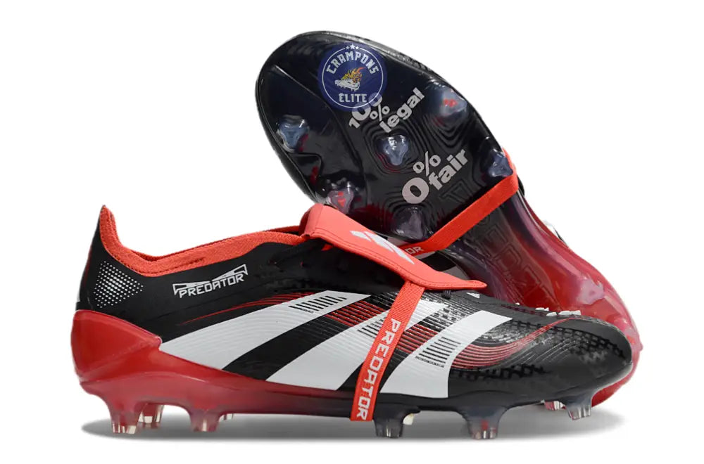 Predator 25 Elite Fold-over Tongue FG Moments - Noir/Blanc/Rouge ÉDITION LIMITÉE