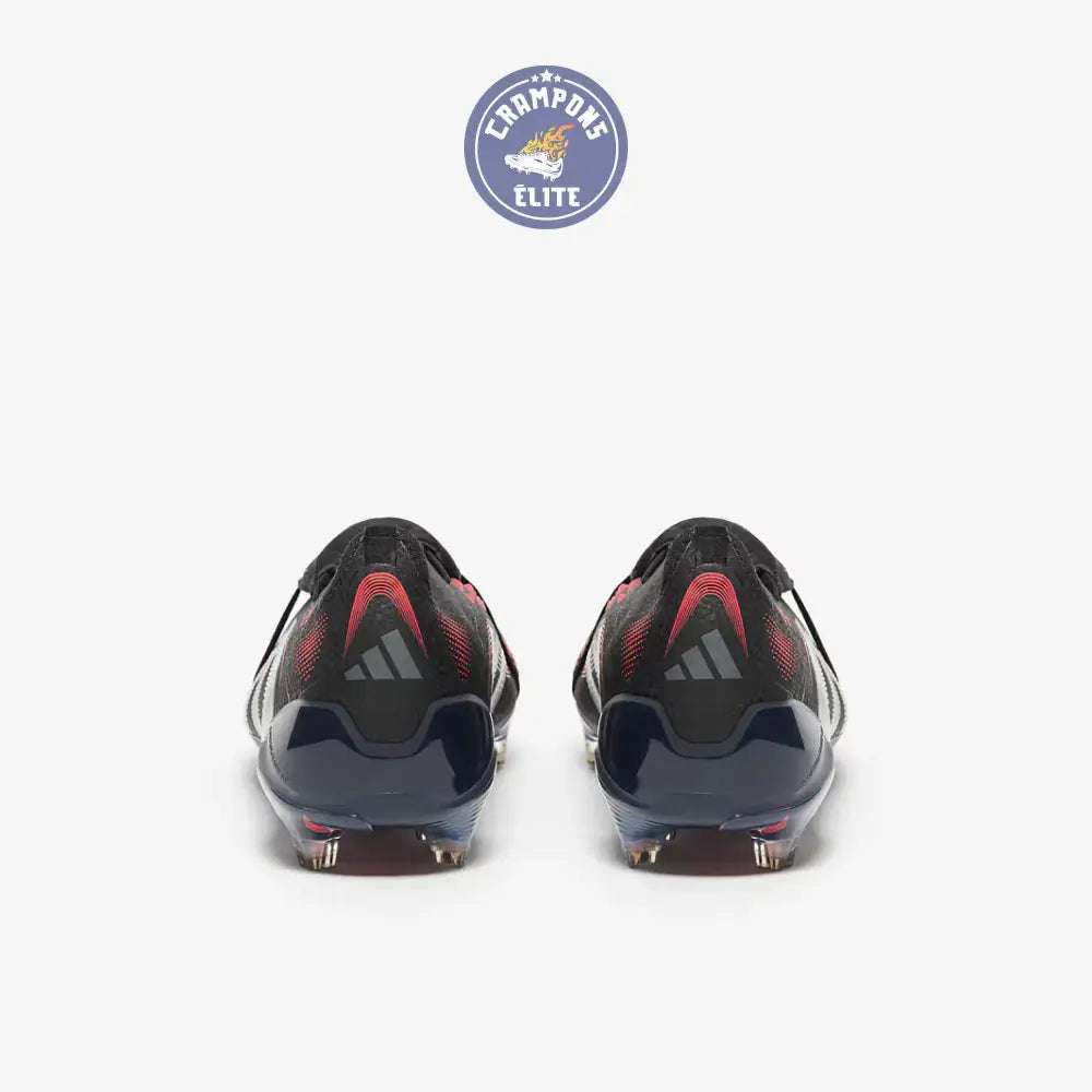 Predator 25 Elite Fold-over Tongue FG Stealth Victory - Noir/Gris/Lucid Red