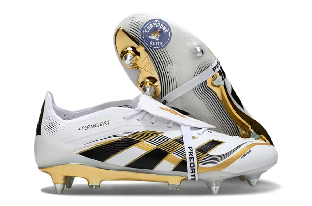 Predator 25 Elite Fold-over Tongue SG +Teamgeist Blanc OR SG