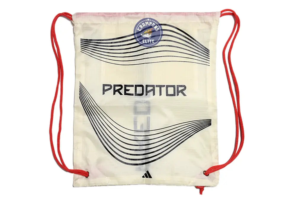 Predator 25 Elite Laceless FG Champagne - Blanc/Noir/Pure Ruby