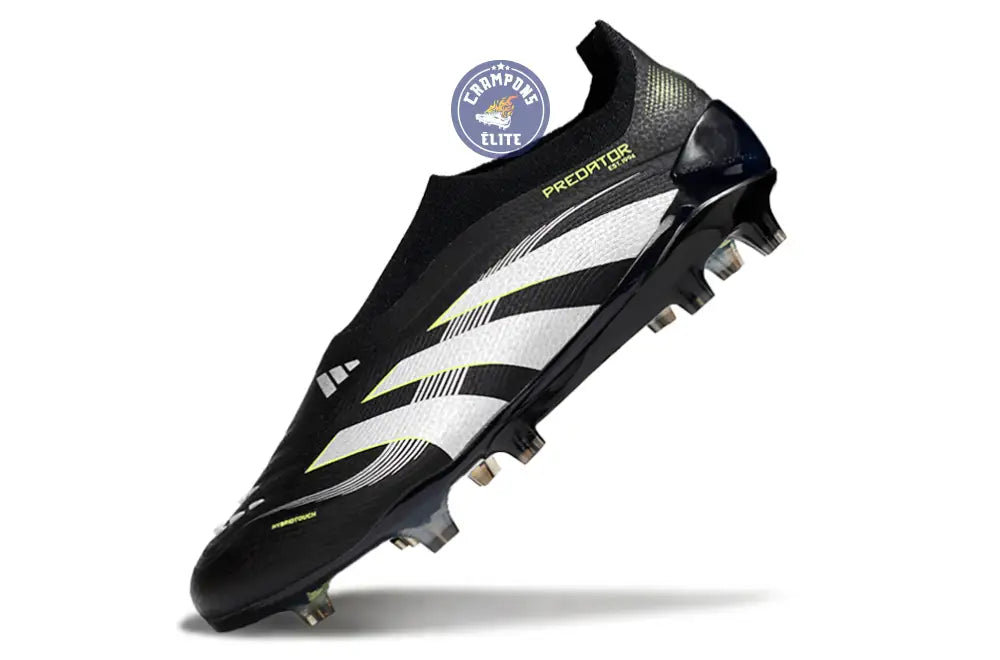 Predator 25 Elite Laceless FG - Electric Stealth - Noir/Gris/Vert