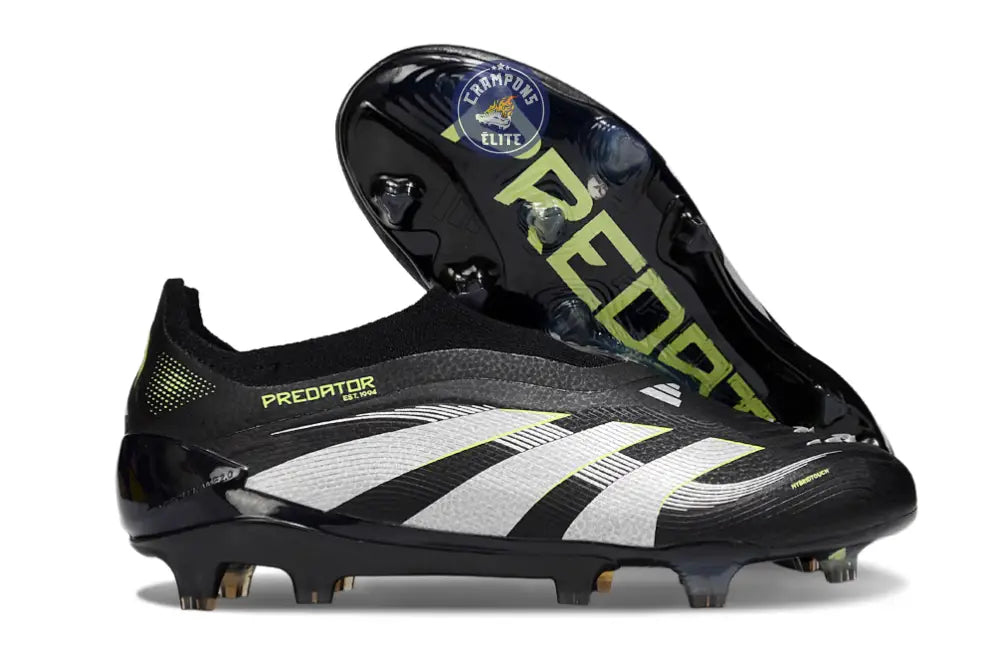 Predator 25 Elite Laceless FG - Electric Stealth - Noir/Gris/Vert