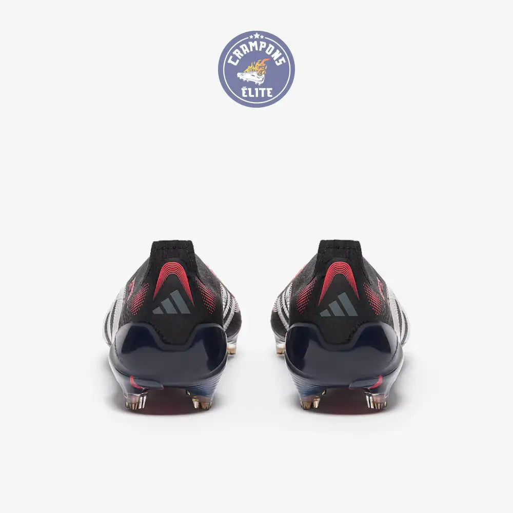 Predator 25 Elite Laceless FG Stealth Victory - Noir/Gris/Lucid Red