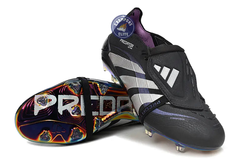 Predator 25 Fold-over Tongue FG - Noir/Violet/Multicolor