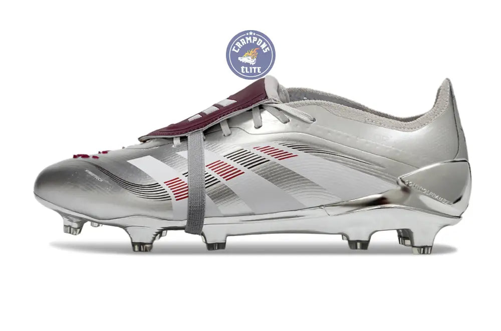 Image of Predator 25 Tongue FG Bellingham - Argent/Bordeaux