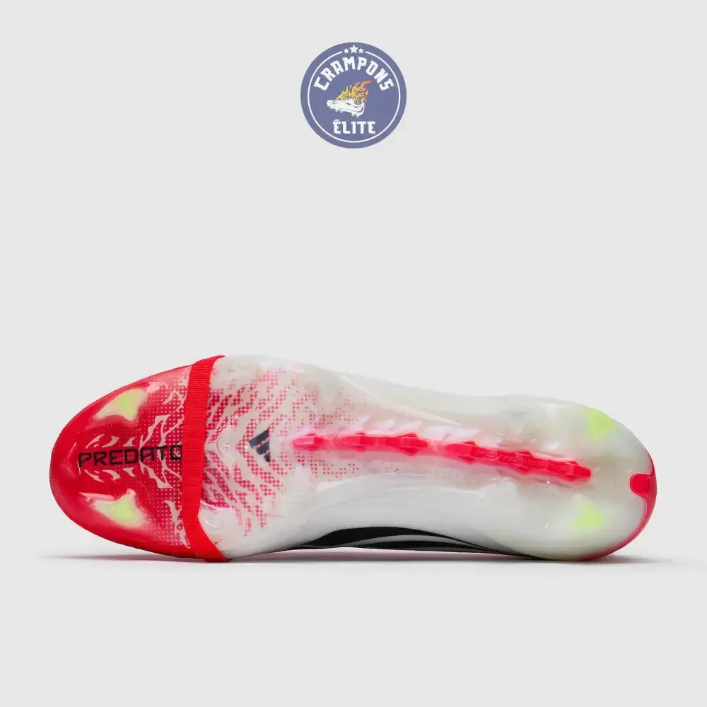 Image of PREDATOR 26 ELITE FOLD-OVER TONGUE FG BORN FOR GOALS - LUCID RED/NOIR/BLANC