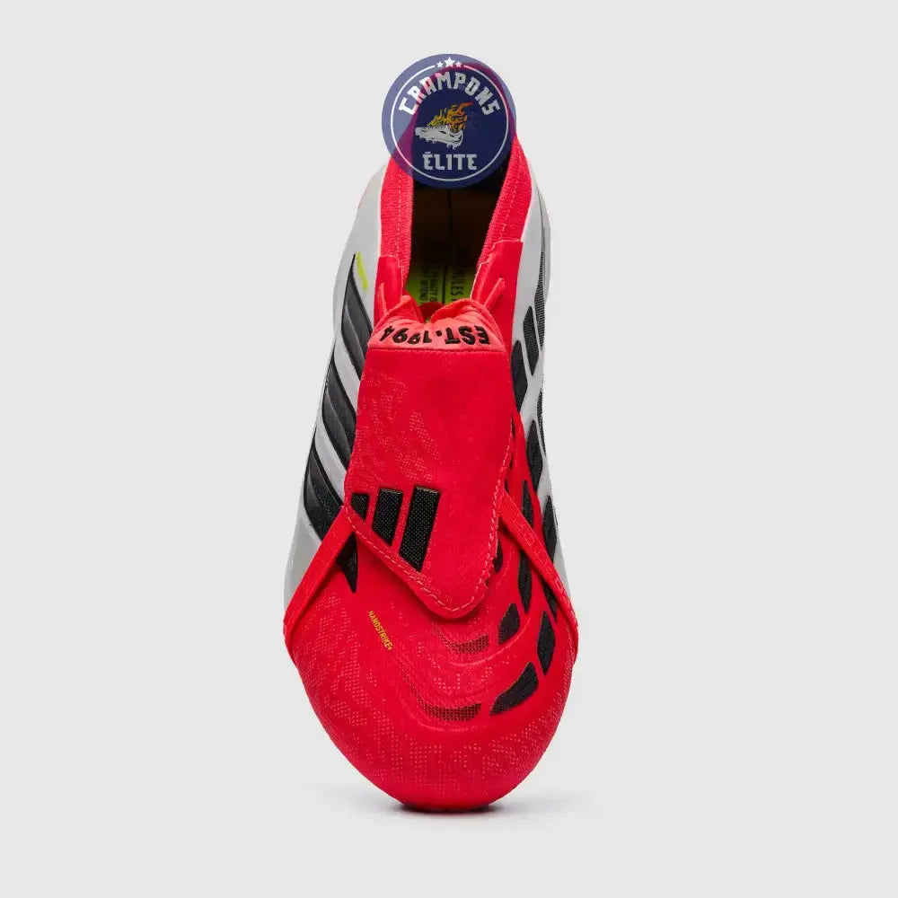 PREDATOR 26 ELITE FOLD-OVER TONGUE FG BORN FOR GOALS - LUCID RED/NOIR/BLANC
