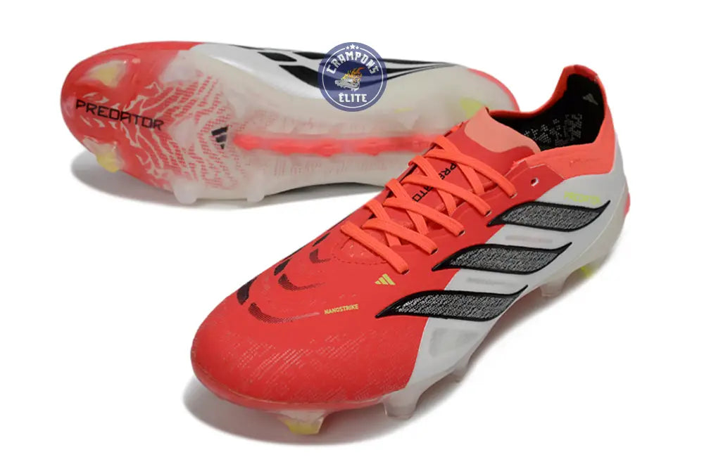PREDATOR 26 ELITE LACETS FG BORN FOR GOALS - LUCID RED/NOIR/BLANC