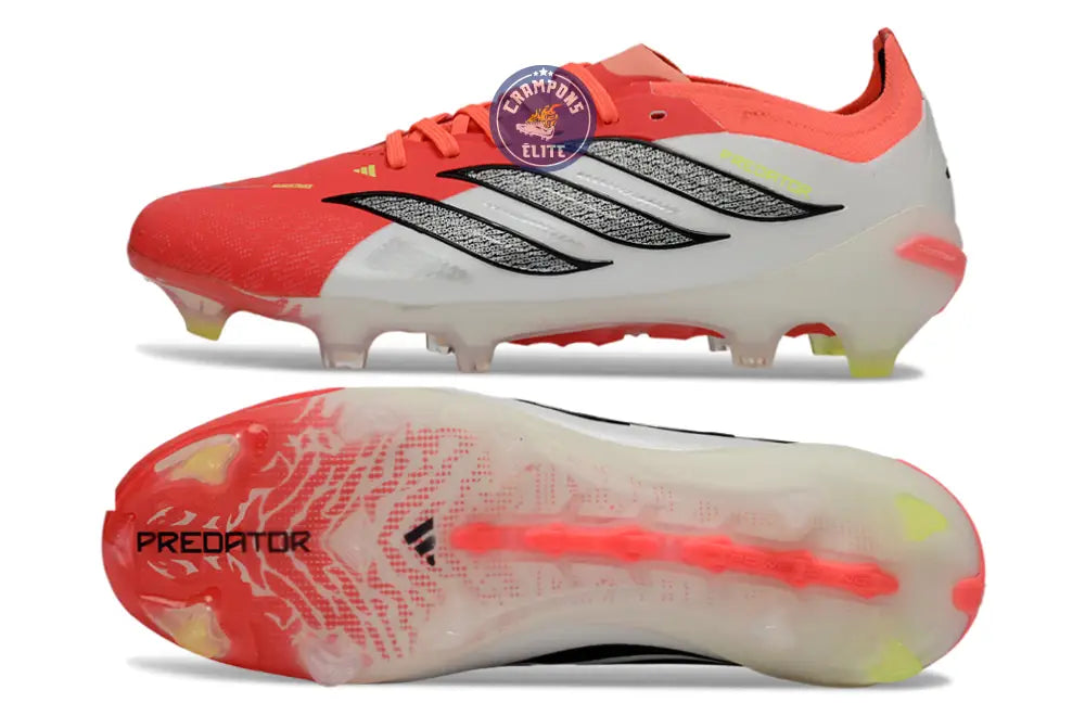 PREDATOR 26 ELITE LACETS FG BORN FOR GOALS - LUCID RED/NOIR/BLANC