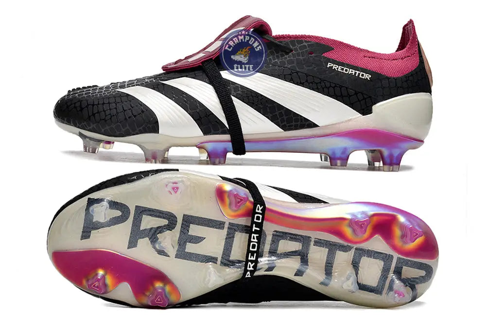 Image of Predator 30 Elite Foldover Tongue FG ’30th Anniversary’ - Noir/Bordeaux/Blanc