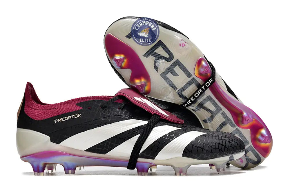 Image of Predator 30 Elite Foldover Tongue FG ’30th Anniversary’ - Noir/Bordeaux/Blanc
