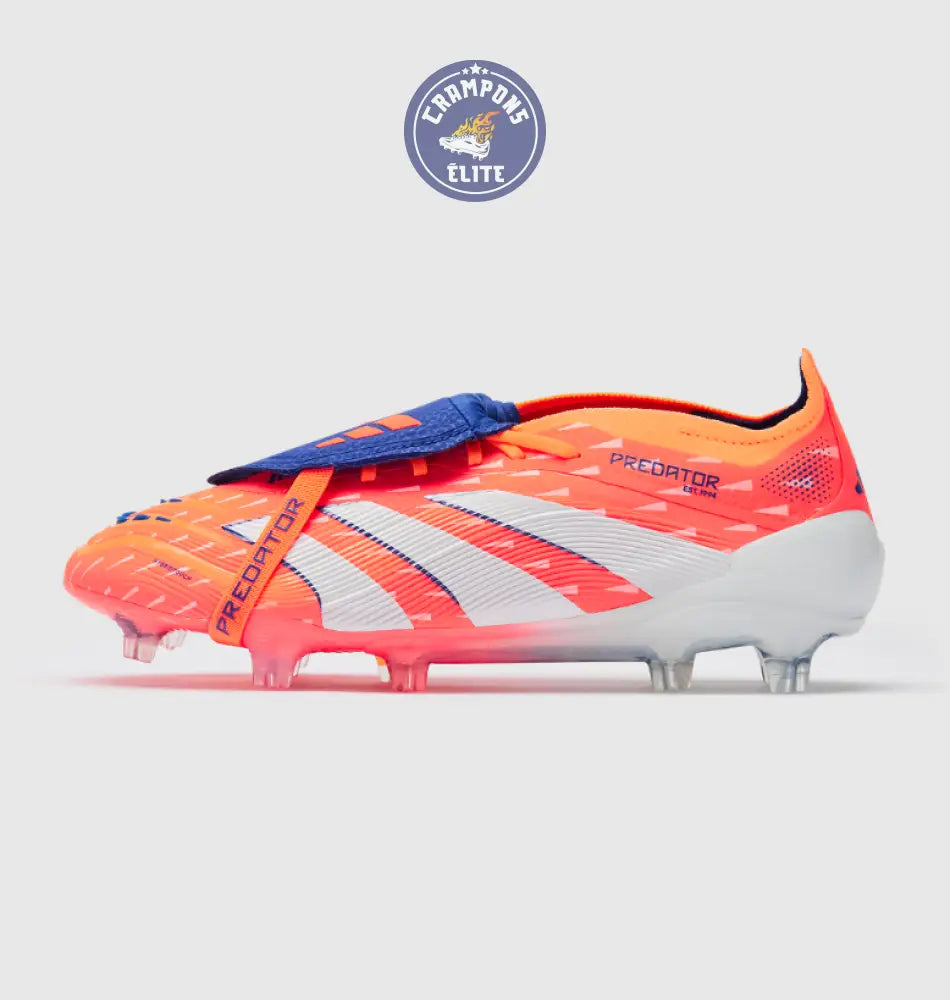 PREDATOR ELITE FOLD-OVER TONGUE FG CORAL BLAZE - CORAL/BLANC/BEAM ORANGE