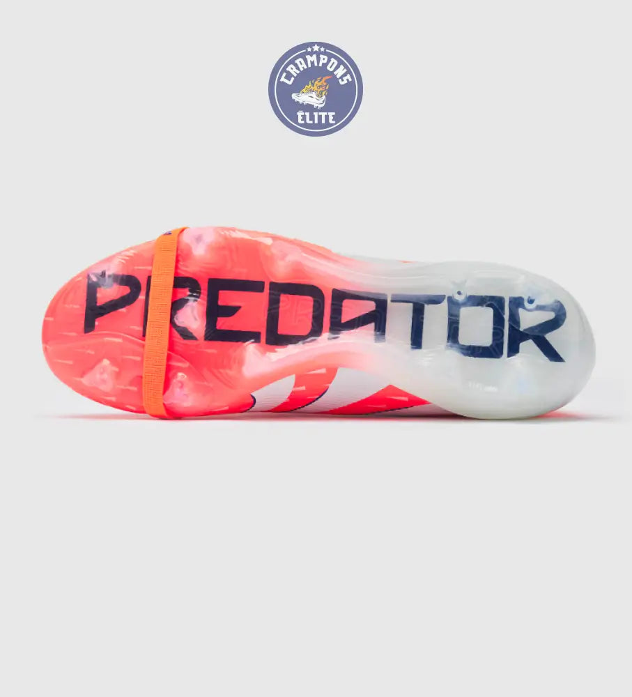 PREDATOR ELITE FOLD-OVER TONGUE FG CORAL BLAZE - CORAL/BLANC/BEAM ORANGE