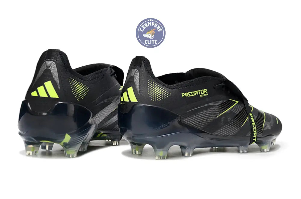 Predator Elite Fold-over Tongue FG - Electric Stealth - Noir/Vert Fluo