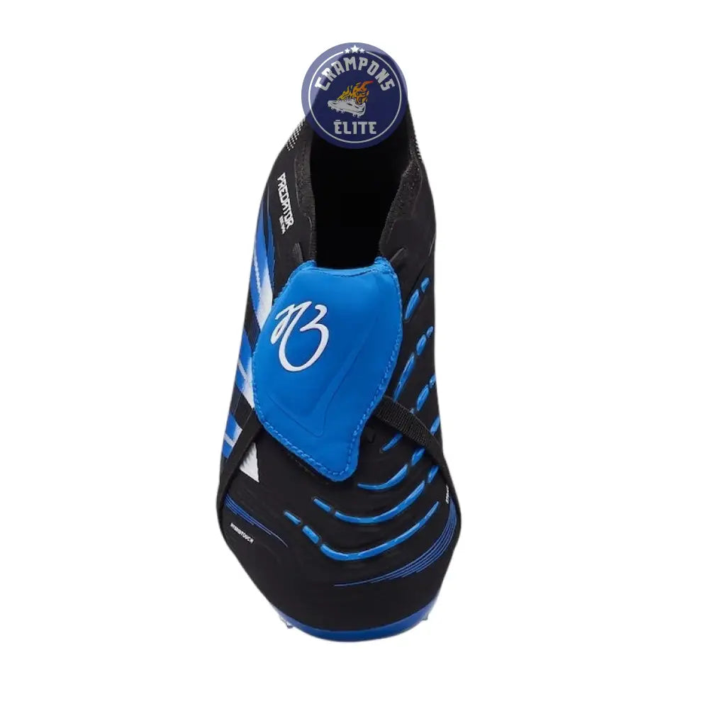 Image of PREDATOR ELITE FOLD-OVER TONGUE FG JUDE BELLINGHAM - NOIR/BLANC/BLEU