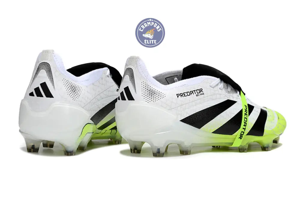 Image of Predator Elite Fold-over Tongue FG Radiant Blaze - Blanc/Noir/Vert