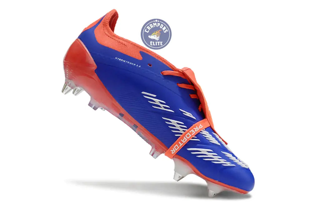 Predator Elite Fold-over Tongue SG Advancement - Bleu/Blanc/Rouge