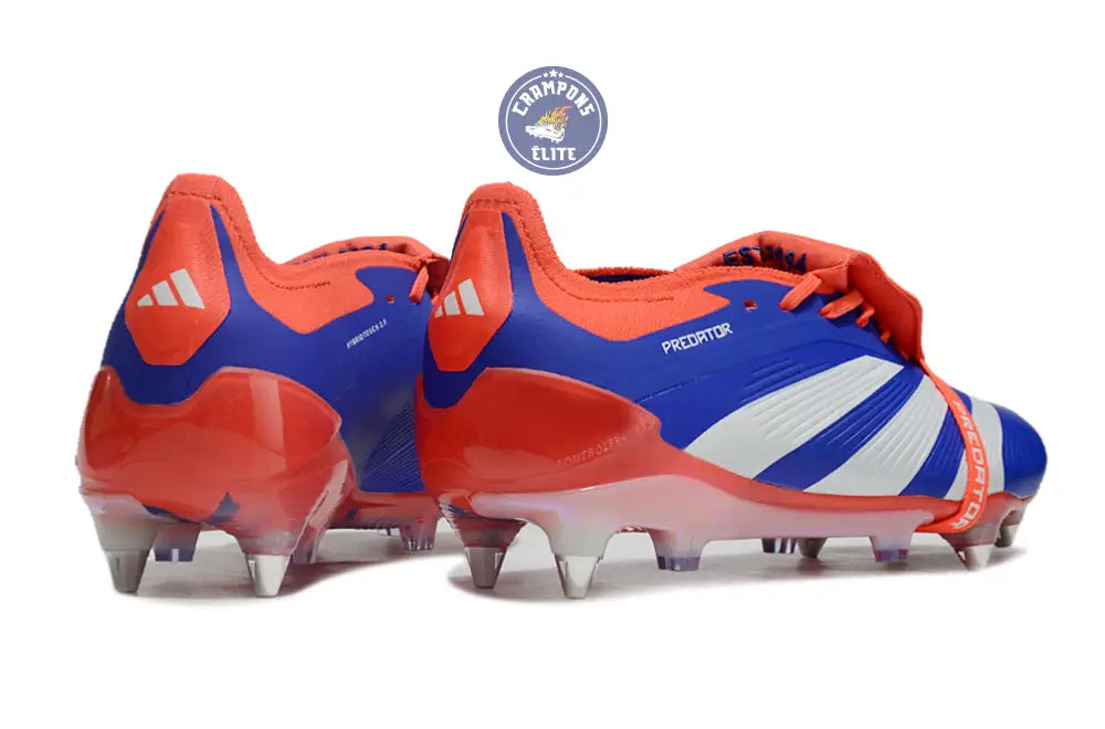 Predator Elite Fold-over Tongue SG Advancement - Bleu/Blanc/Rouge