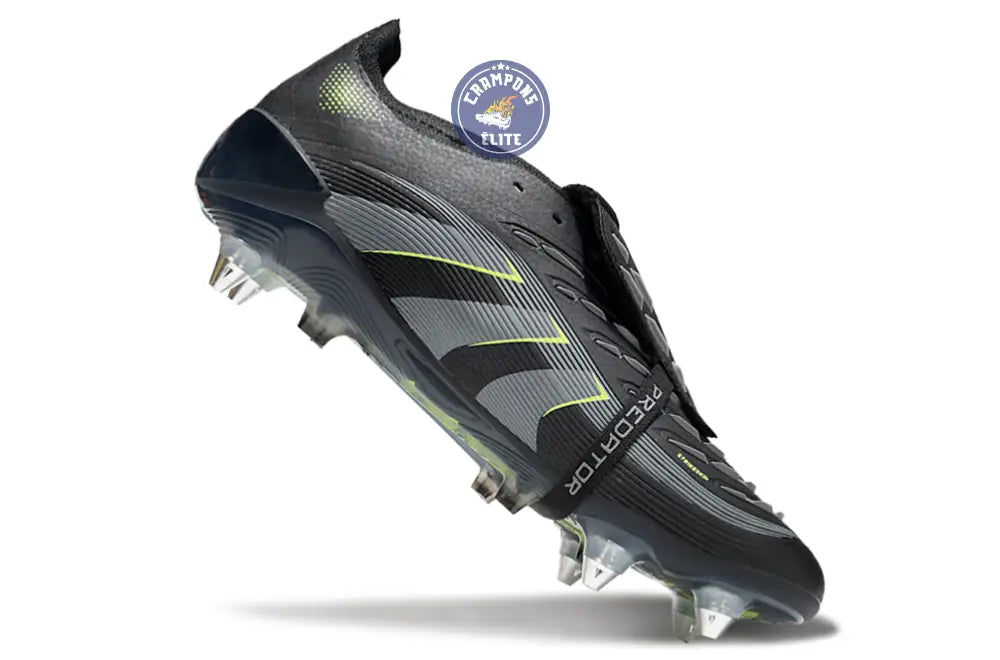 Image of Predator Elite Fold-over Tongue SG - Electric Stealth - Noir/Vert Fluo SG