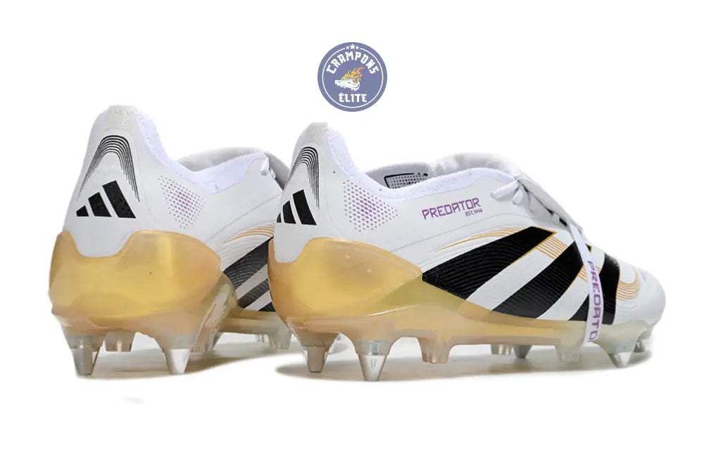 Predator Elite Fold-over Tongue SG Road to Glory - Blanc/Noir/Doré