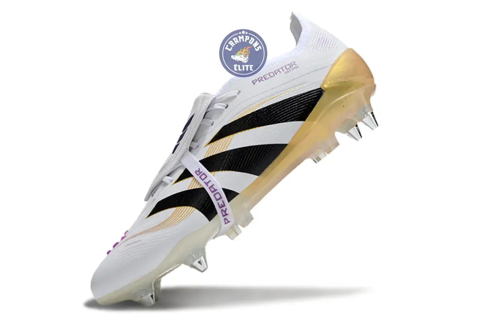 Predator Elite Fold-over Tongue SG Road to Glory - Blanc/Noir/Doré