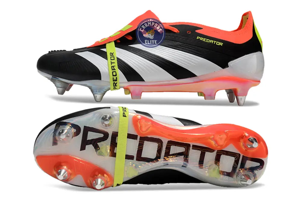 Predator Elite Fold-over Tongue SG Solar Energy - Noir/Blanc/Rouge