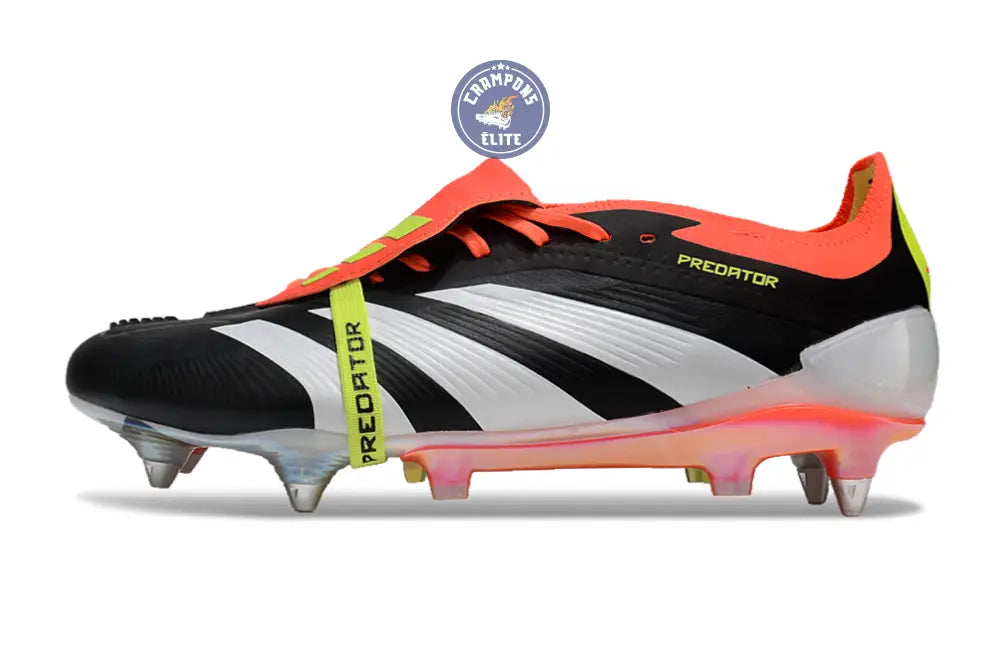 Predator Elite Fold-over Tongue SG Solar Energy - Noir/Blanc/Rouge