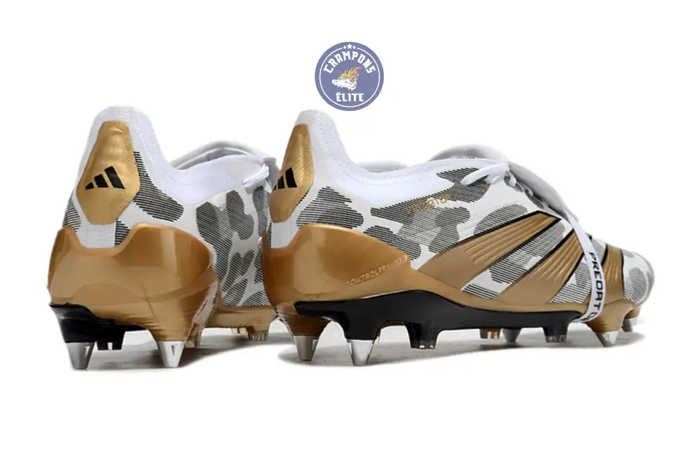 Predator Elite SG - Blanc/Doré/Gris/Noir