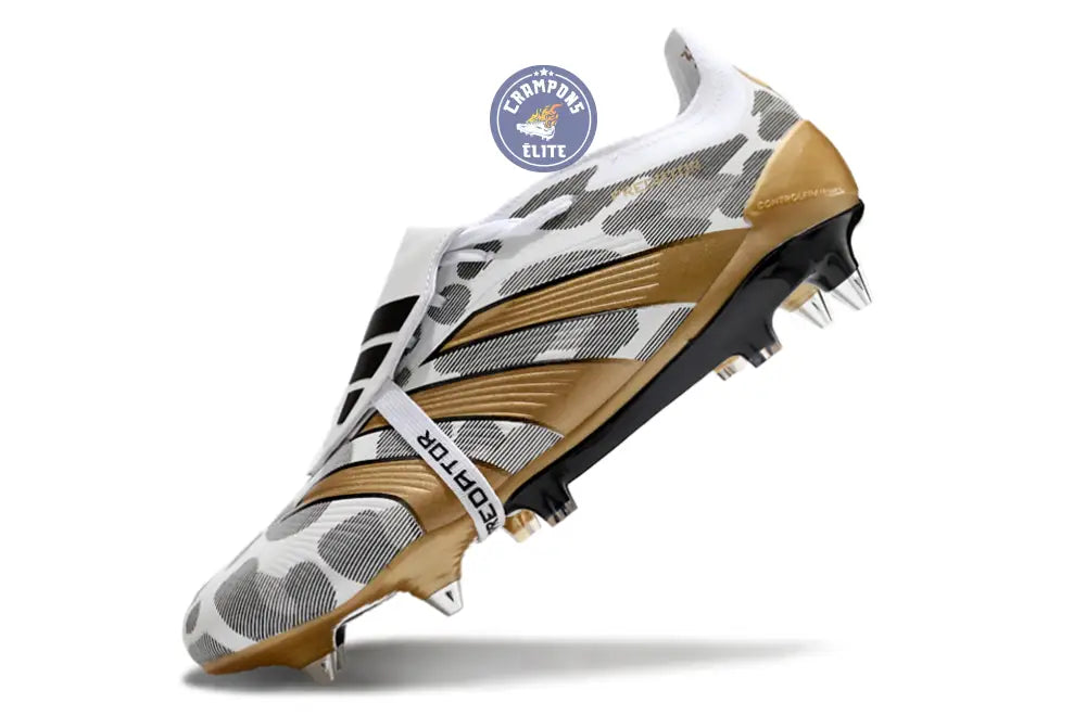 Predator Elite SG - Blanc/Doré/Gris/Noir