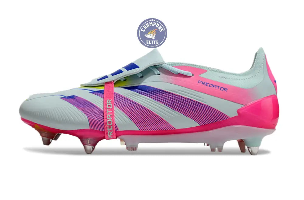 Image of Predator Elite SG - Blanc/Rose/Violet/Bleu/Jaune