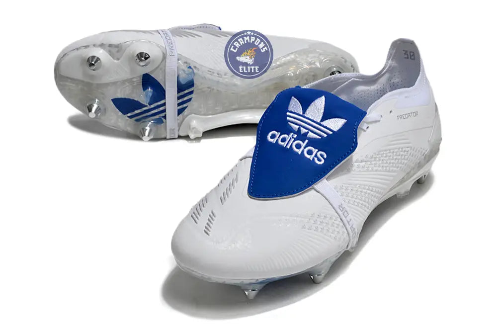 Image of Predator Elite x Beckham Elite Tongue SG - Blanc/Bleu