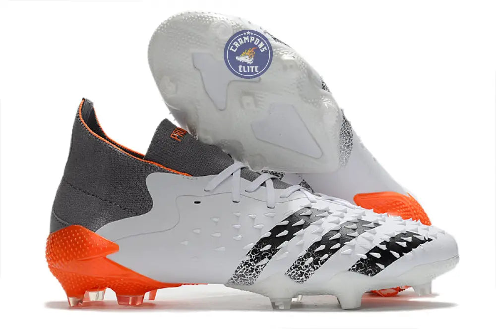 Predator Freak.1 FG - Blanc/Gris/Orange