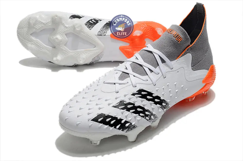 Predator Freak.1 FG - Blanc/Gris/Orange