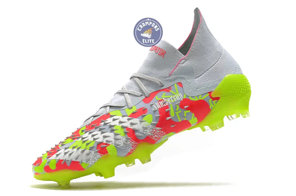 Image of Predator Freak.1 FG - Blanc/Rouge/Jaune Fluo