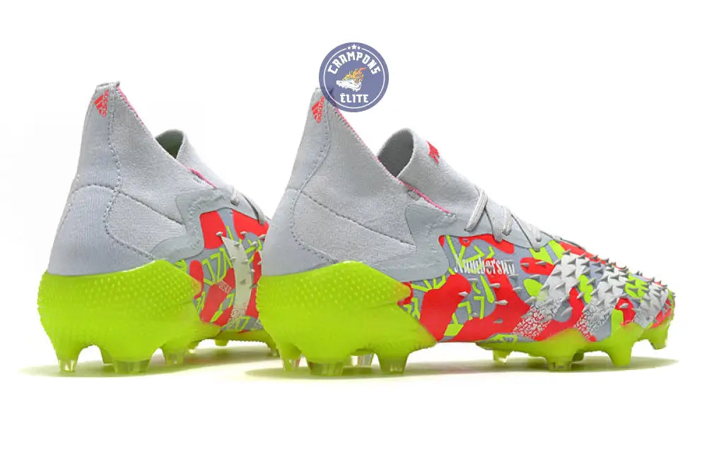 Predator Freak.1 FG - Blanc/Rouge/Jaune Fluo