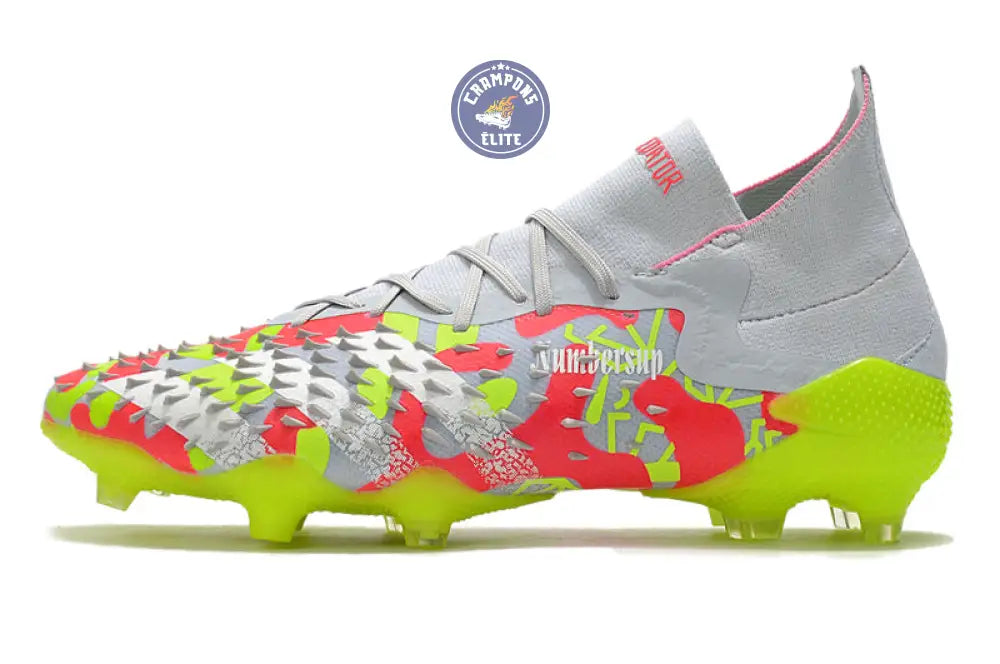 Image of Predator Freak.1 FG - Blanc/Rouge/Jaune Fluo