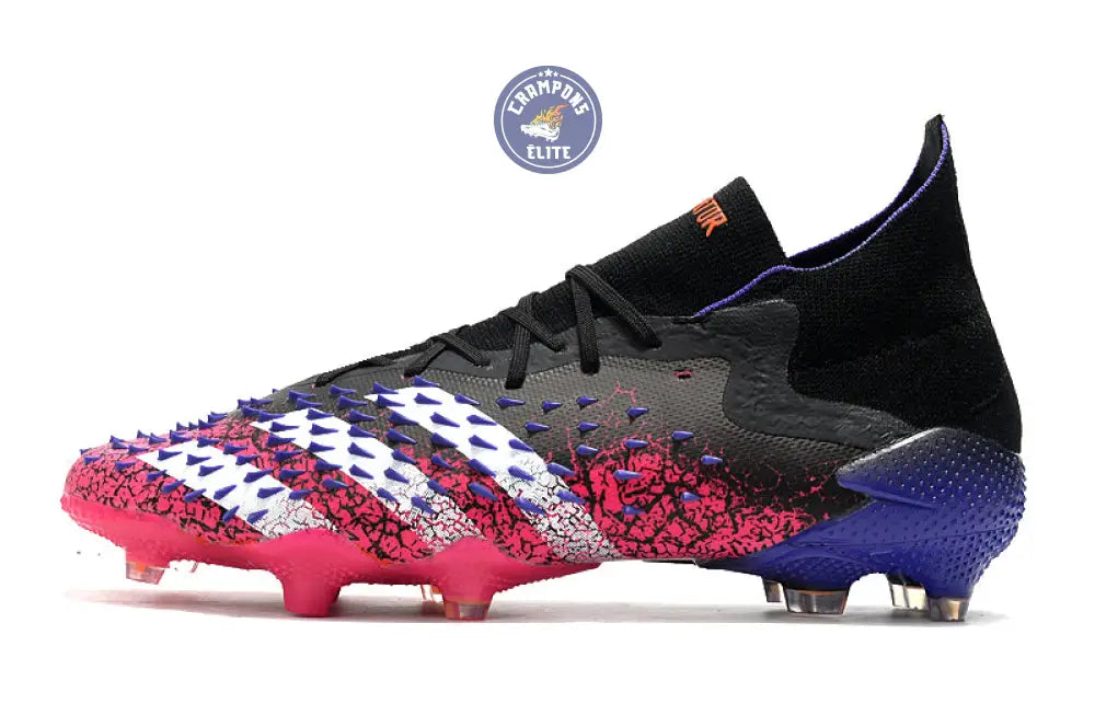 Predator Freak.1 FG - Noir/Rose/Violet