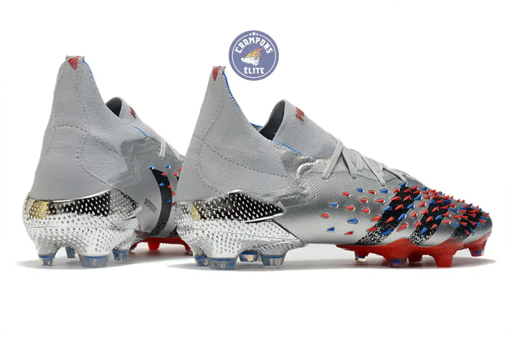 Predator Freak.1 FG Showpiece - Argenté/Noir/Rouge