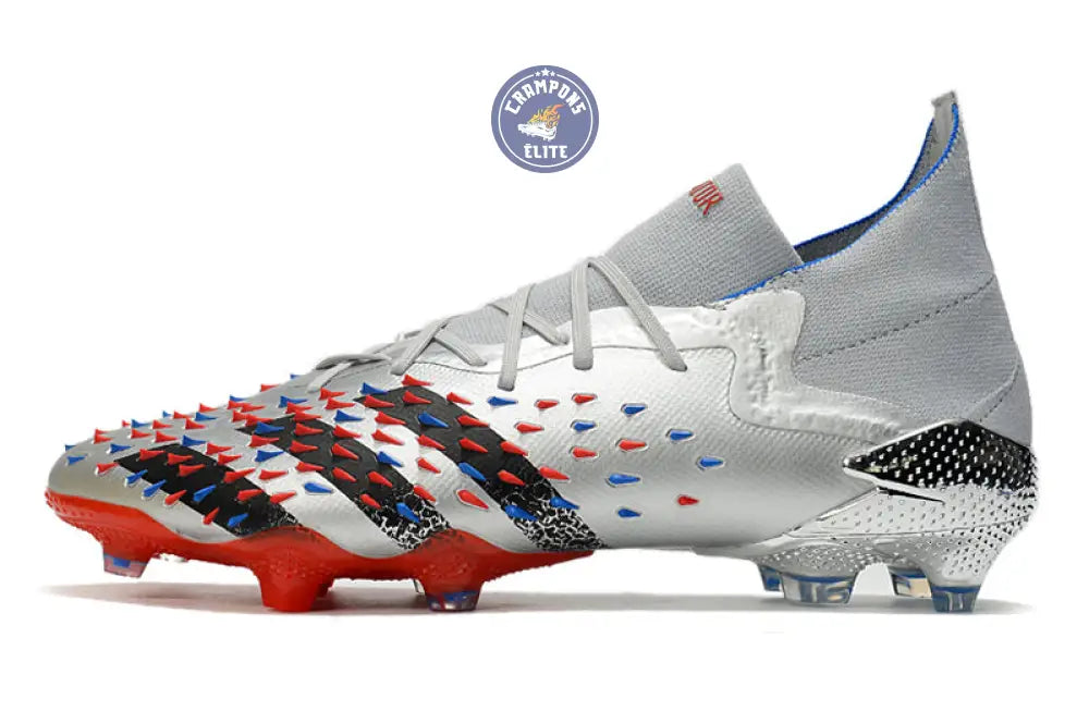 Predator Freak.1 FG Showpiece - Argenté/Noir/Rouge