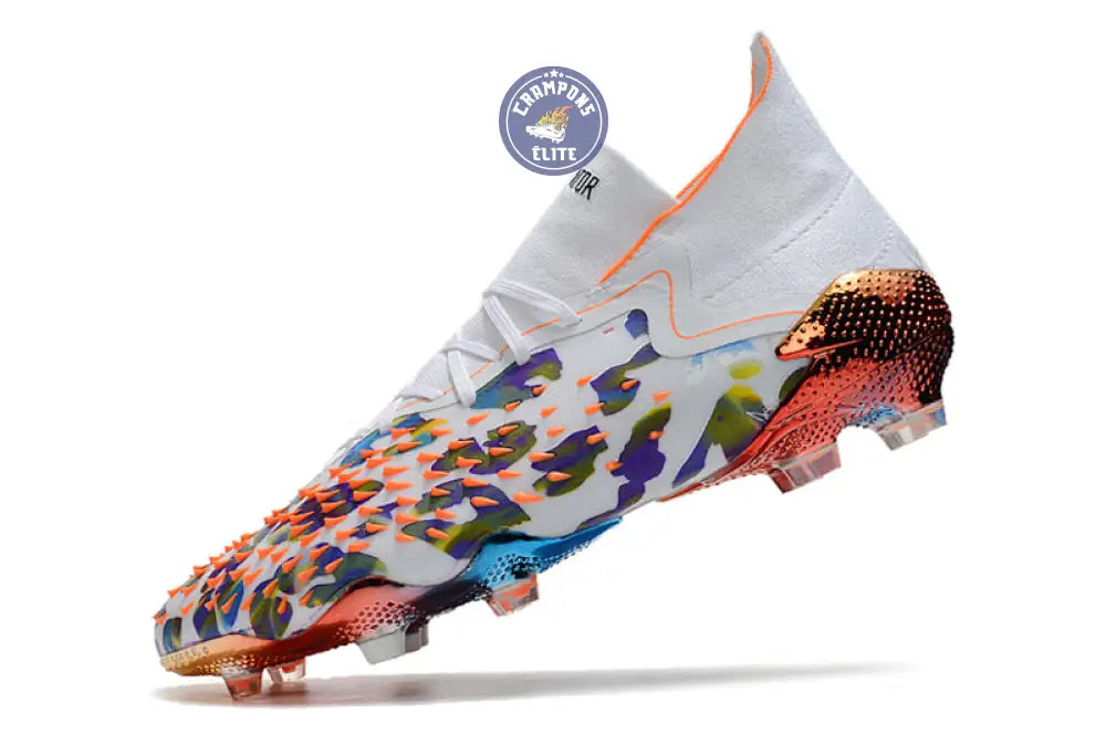 Image of Predator Freak.1 Vegan FG Paul Pogba X Stella McCartney - Blanc/Noir/Orange ÉDITION LIMITÉE