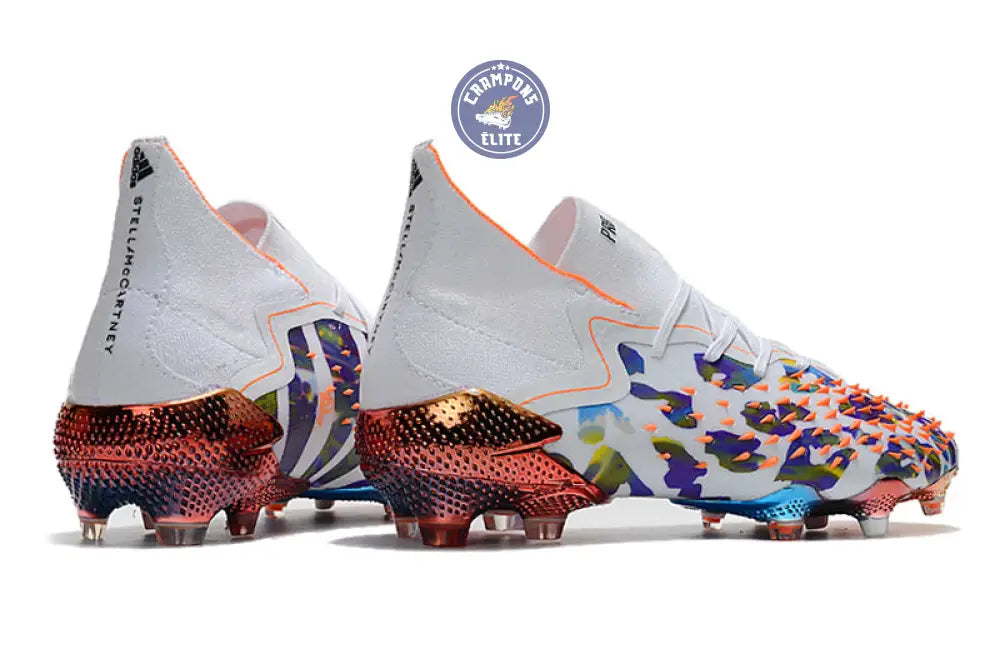 Predator Freak.1 Vegan FG Paul Pogba X Stella McCartney - Blanc/Noir/Orange ÉDITION LIMITÉE