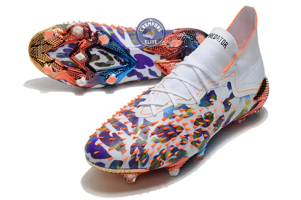 Predator Freak.1 Vegan FG Paul Pogba X Stella McCartney - Blanc/Noir/Orange ÉDITION LIMITÉE