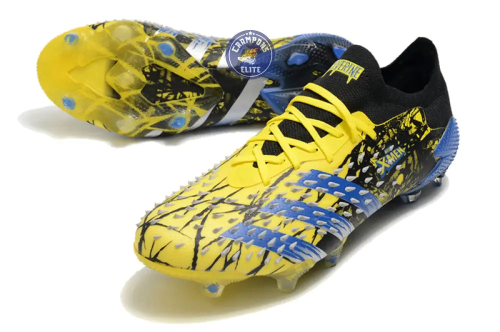 Predator Freak Basse Lacets FG X-Men Wolverine - Jaune/Bleu/Noir ÉDITION LIMITÉE