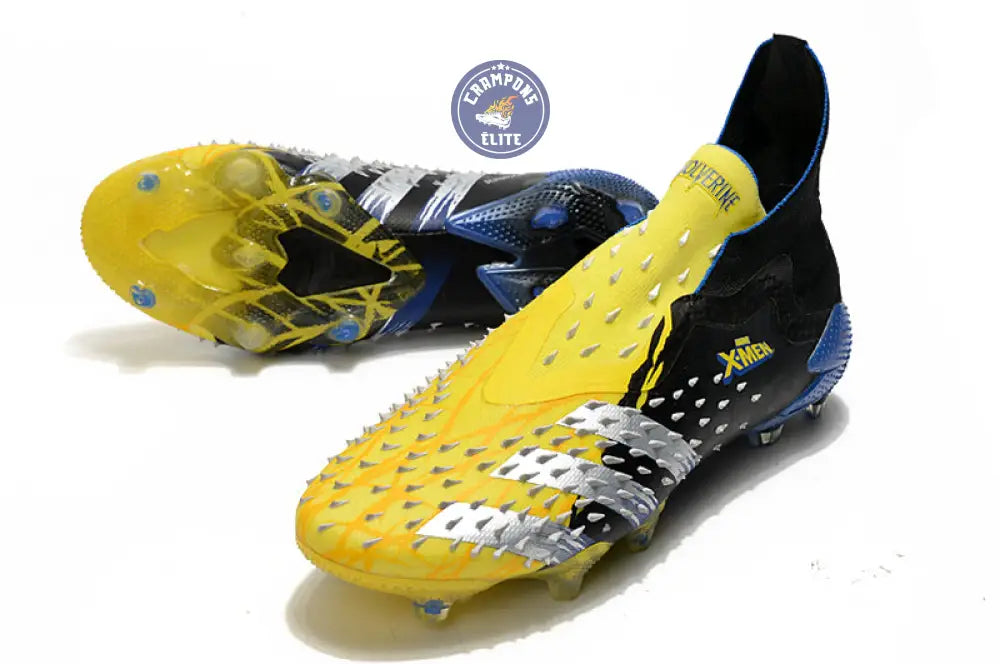 Image of Predator Freak Laceless FG X-Men Wolverine - Jaune/Argenté/Noir ÉDITION LIMITÉE