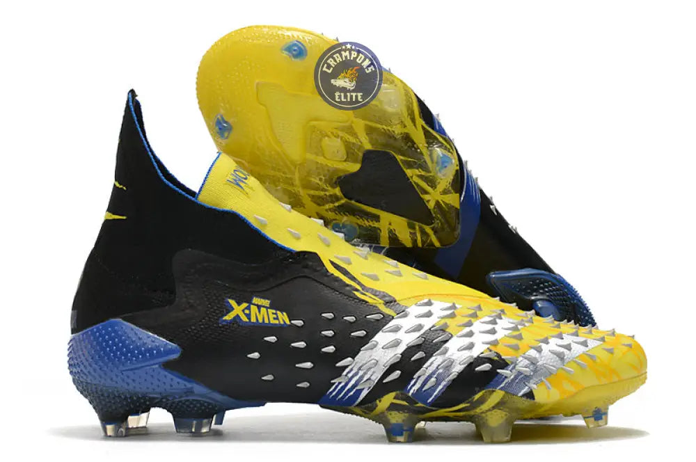 Predator Freak Laceless FG X-Men Wolverine - Jaune/Argenté/Noir ÉDITION LIMITÉE
