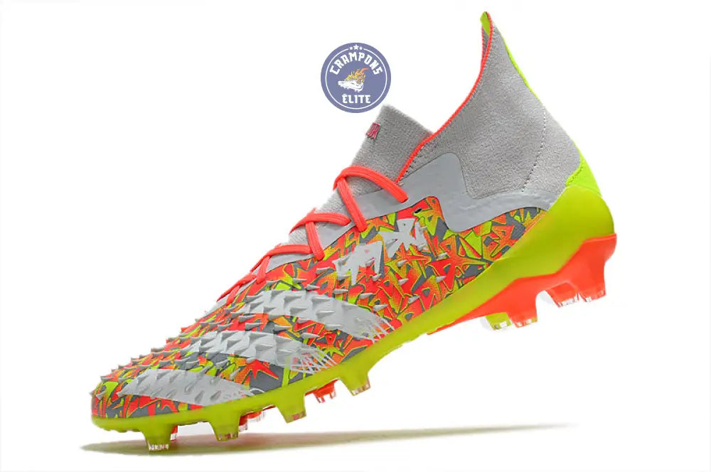 Predator Freak Lacts FG Numbers Up - Gris/Blanc/Jaune